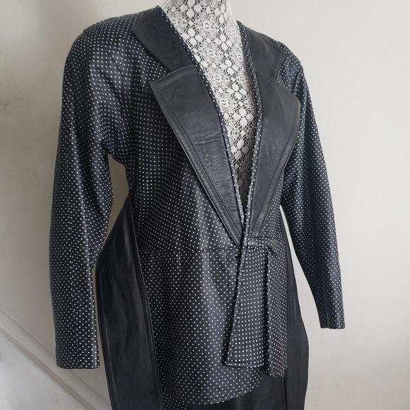 VTG Leather Skirt Suit - Picture 12 of 16